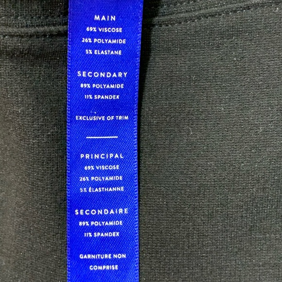 Kit and Ace York Black Stretch High Rise Pants - Picture 10 of 13